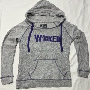 Wicked Light Grey Cotton Hoodie